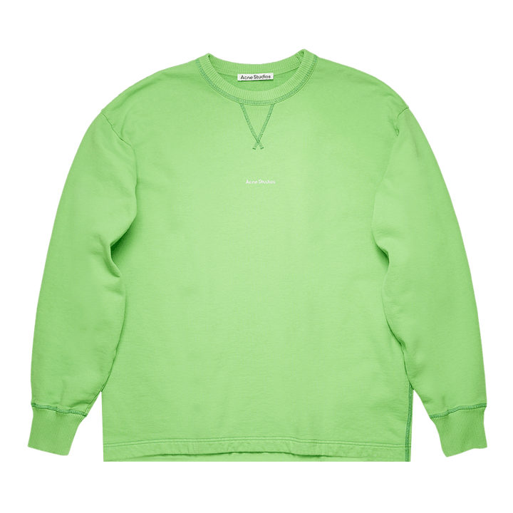 Acne Studios Logo Print Sweatshirt 'Bright Green'