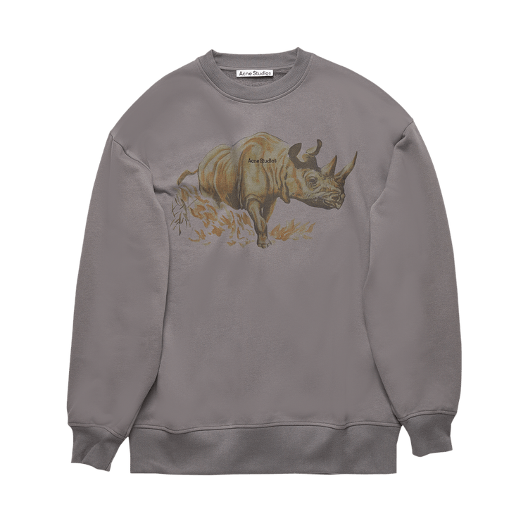 Acne Studios Rhino Print T-Shirt 'Graphite Grey'
