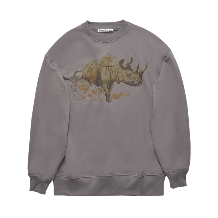 Acne Studios Rhino Print T-Shirt 'Graphite Grey'