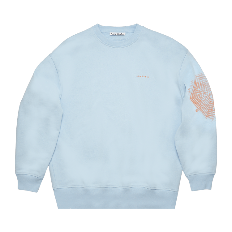 Acne Studios Mandala Print Sweatshirt 'Ice Blue'