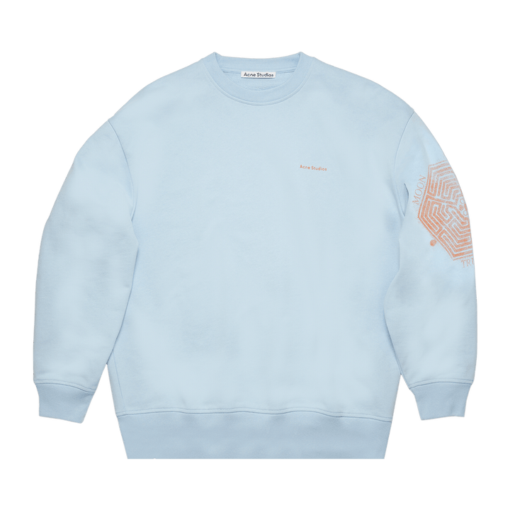 Acne Studios Mandala Print Sweatshirt 'Ice Blue'