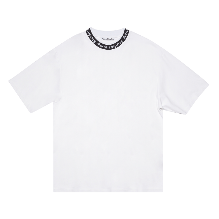 Acne Studios Logo Jacquard T-Shirt 'Optic White'