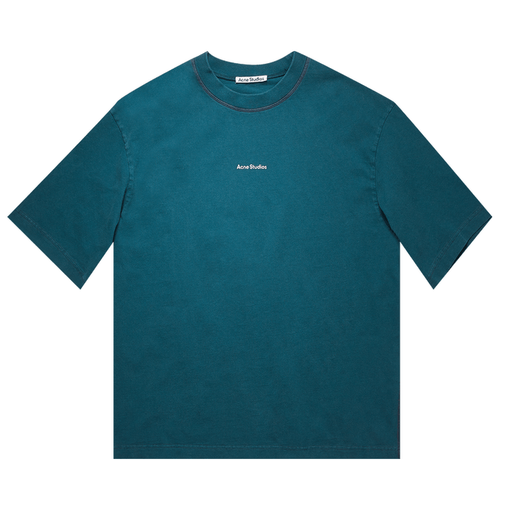 Acne Studios Reverse Logo T-Shirt 'Deep Petrol'