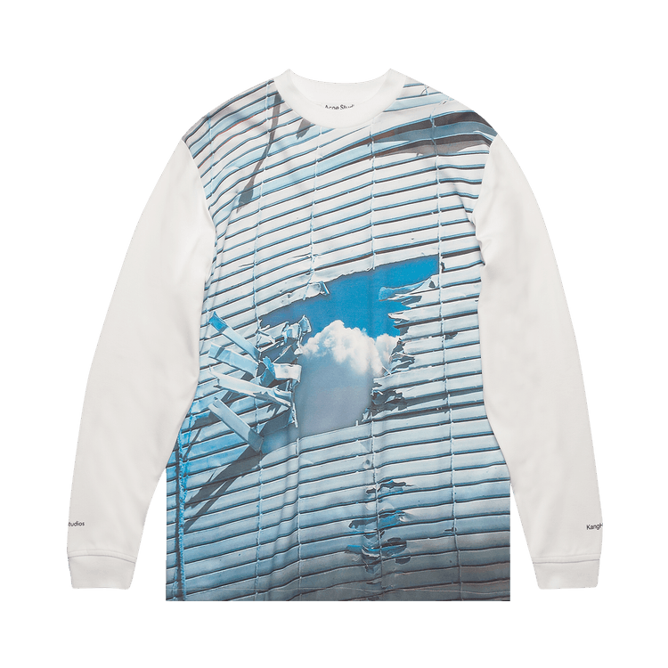 Acne Studios Surreal Landscape Print T-Shirt 'Optic White'