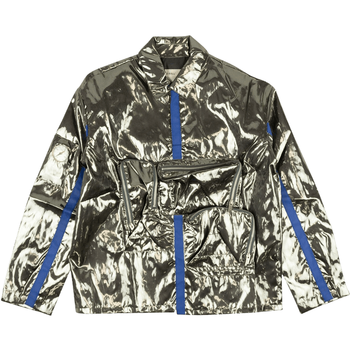 A-Cold-Wall* 3D Pocket Long-Sleeve Polo 'Silver'