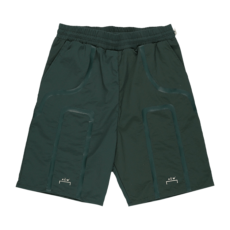 A-Cold-Wall* Woven Bracket Taped Track Shorts 'Teal'