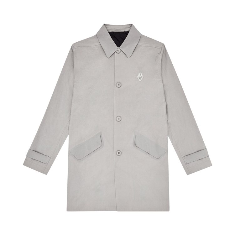 A-Cold-Wall* Welded Mac Coat 'Cement'
