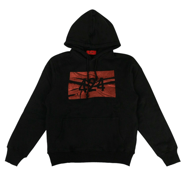 424 Logo Hooded Sweatshirt 'Black'