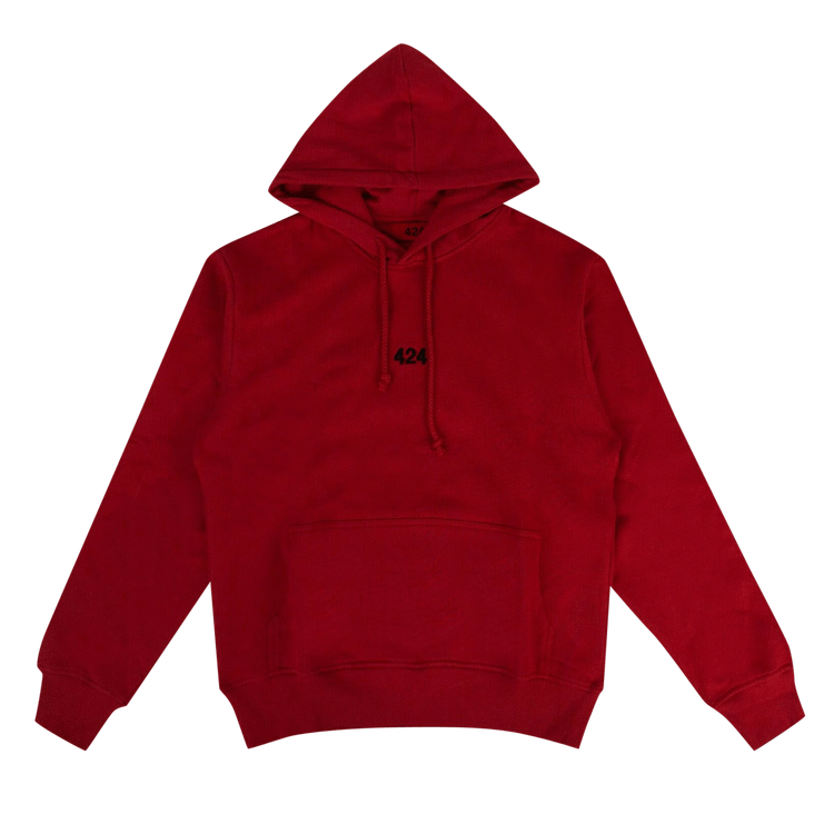 424 Logo Embroidery Hooded Sweatshirt 'Red'