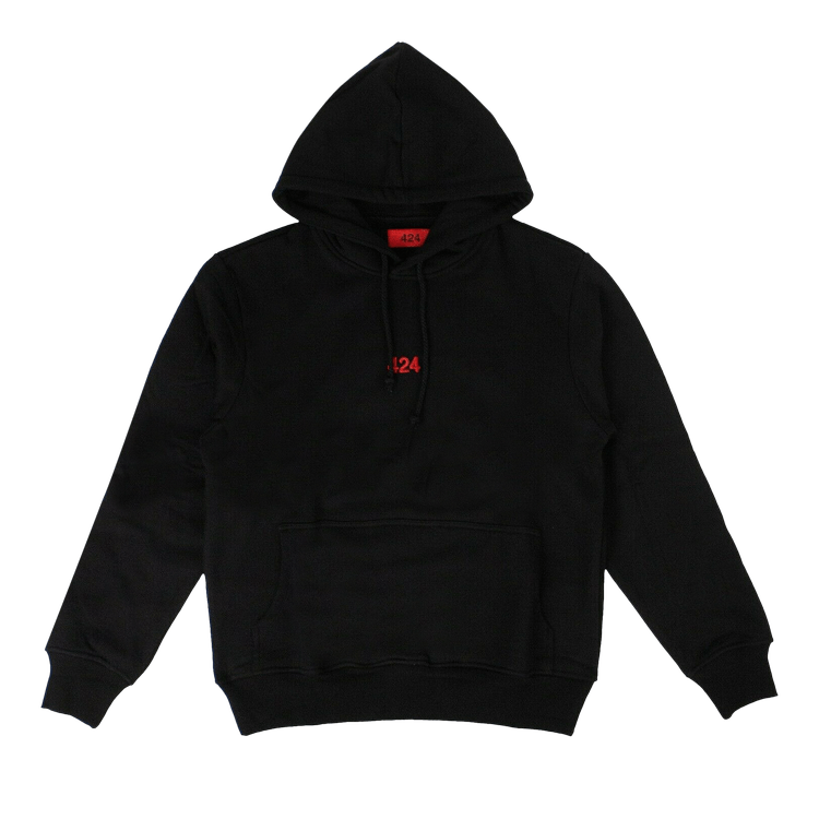 424 Logo Embroidery Hooded Sweatshirt 'Black'
