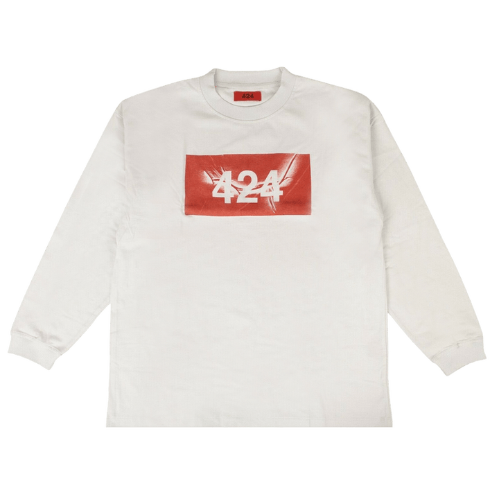 424 Label Long-Sleeve T-Shirt 'White'