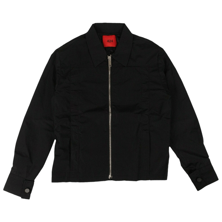 424 Collared Logo Jacket 'Black'