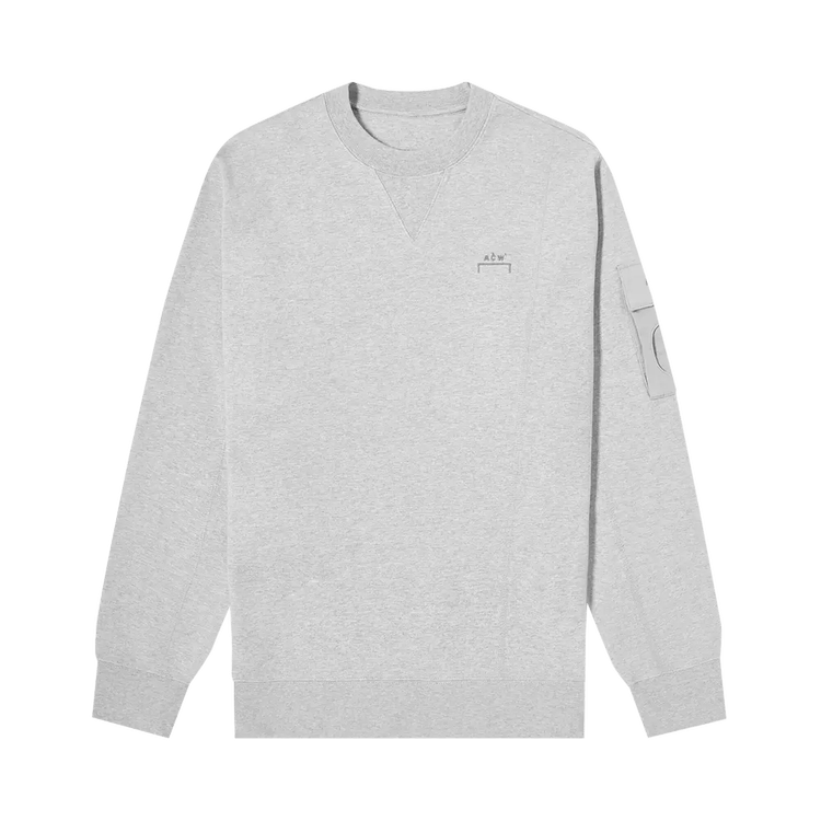 A-Cold-Wall* Essential Compass Crewneck 'Grey Melange'