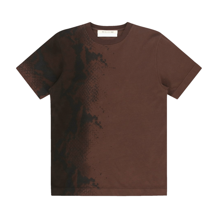 1017 ALYX 9SM Animal Print Short-Sleeve Tee 'Deep Brown'