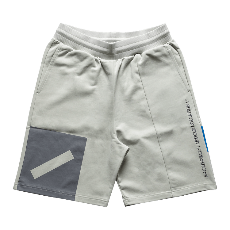 A-Cold-Wall* Hemisphere Print Shorts 'Chalk Grey'