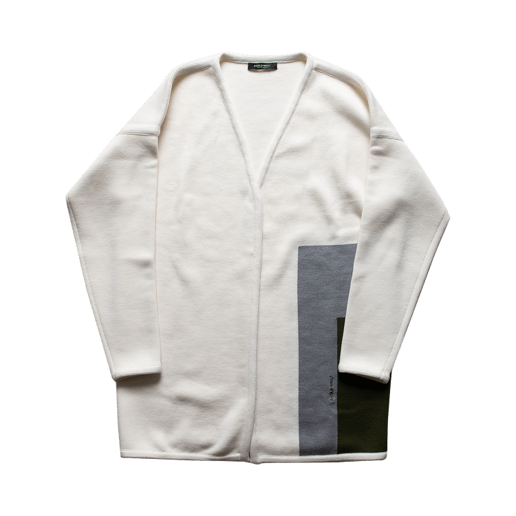 A-Cold-Wall* Block Albers Cardigan 'Chalk White'