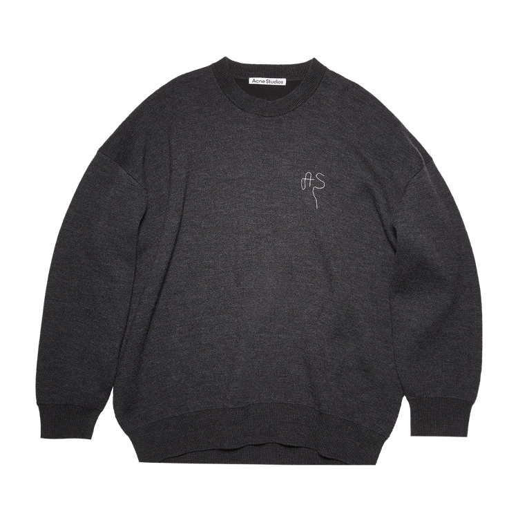 Acne Studios Crew Neck Sweater 'Anthracite Grey'