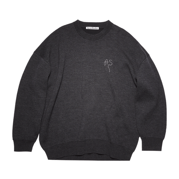 Acne Studios Crew Neck Sweater 'Anthracite Grey'