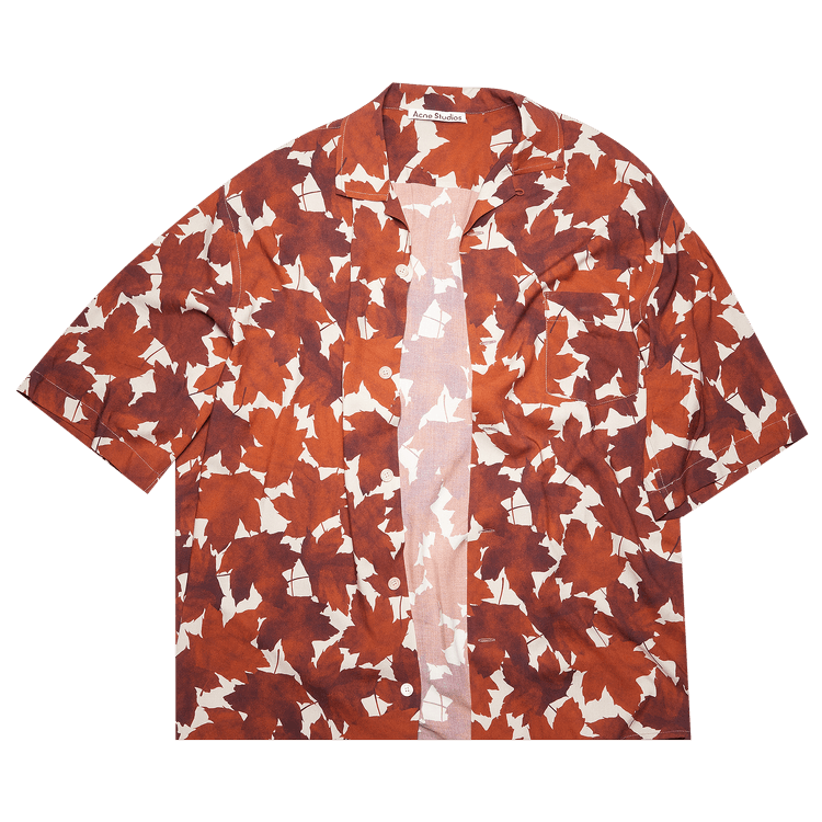 Acne Studios Short Sleeve Shirt 'Rust Orange'