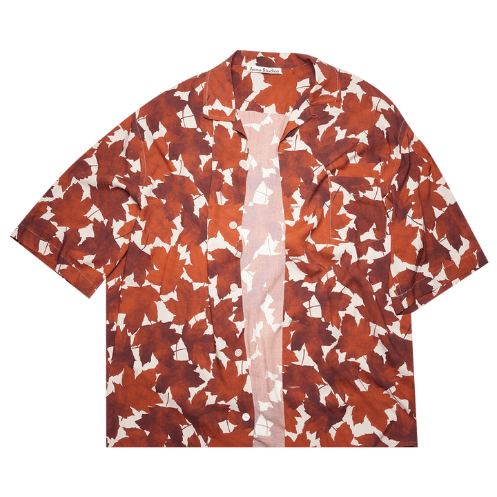 Acne Studios Short Sleeve Shirt 'Rust Orange'