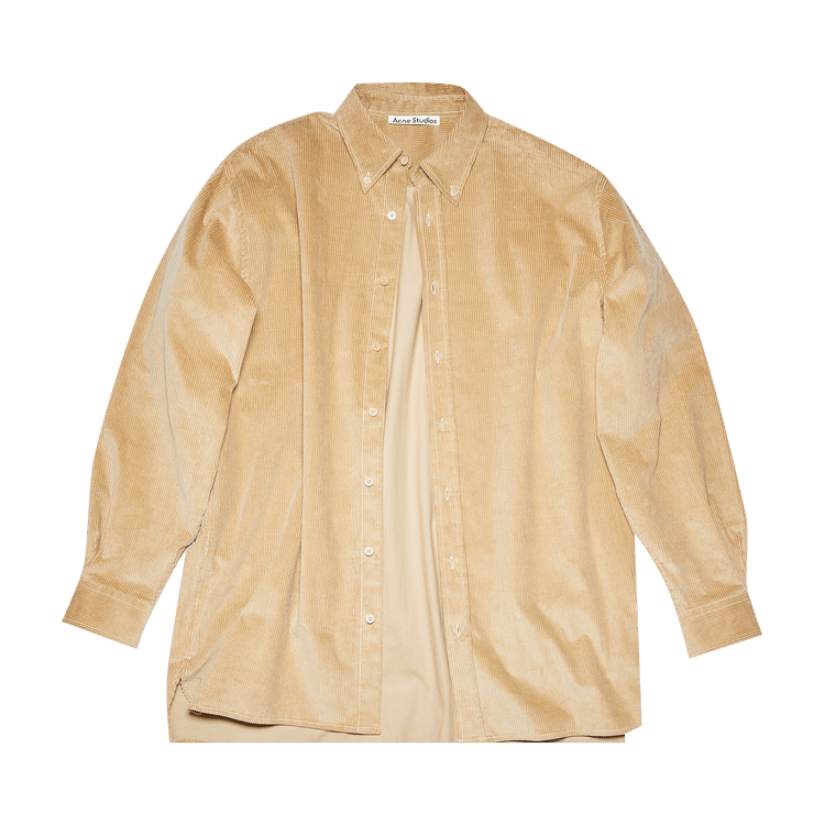 Acne Studios Corduroy Shirt 'Clay Beige'