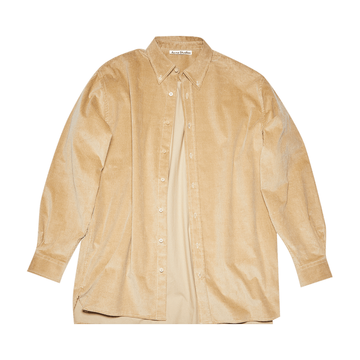 Acne Studios Corduroy Shirt 'Clay Beige'