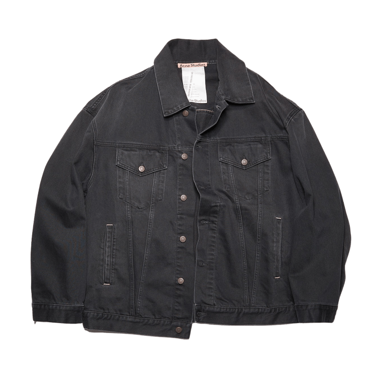 Acne Studios Oversized-Fit Denim Jacket 'Washed Black'