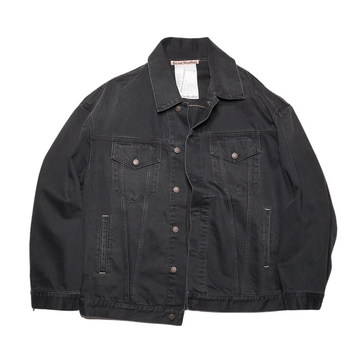 Acne Studios Oversized-Fit Denim Jacket 'Washed Black'