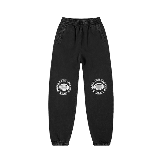 032C Hypnos Acid Washed Sweatpants 'Washed Out Black'