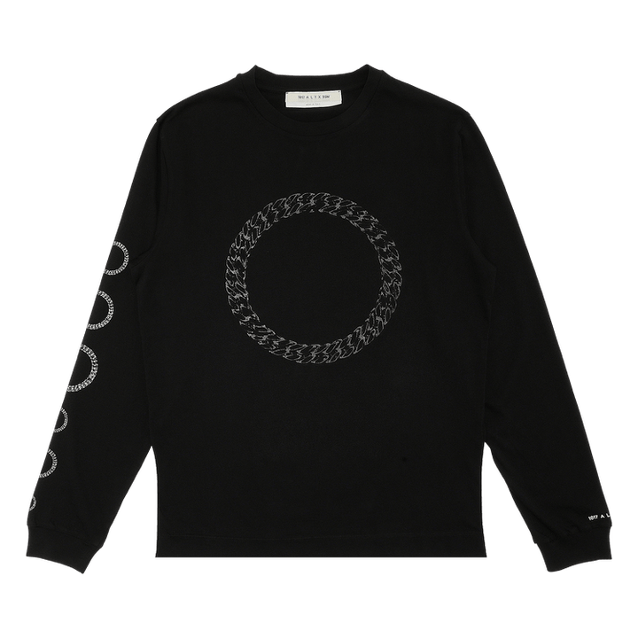 1017 ALYX 9SM Cube Chain Long-Sleeve Tee 'Black'