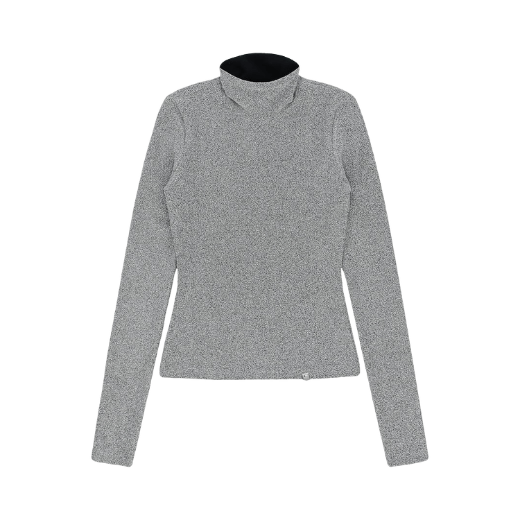 1017 ALYX 9SM Shimmer High Neck Top 'Silver'