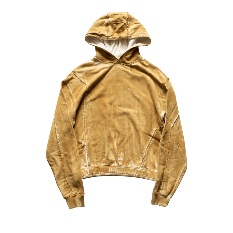 A-Cold-Wall* Knitted Corrosion Hooded Sweatshirt 'Sulphur'