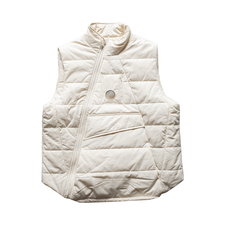 A-Cold-Wall* Woven Funnel Gilet 'Warm White'