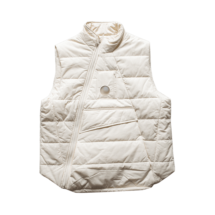 A-Cold-Wall* Woven Funnel Gilet 'Warm White'