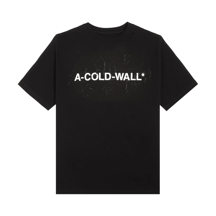 A-Cold-Wall* Knitted Logo T-Shirt 'Black'