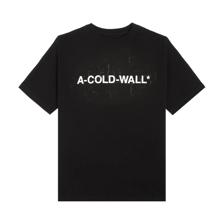 A-Cold-Wall* Knitted Logo T-Shirt 'Black'