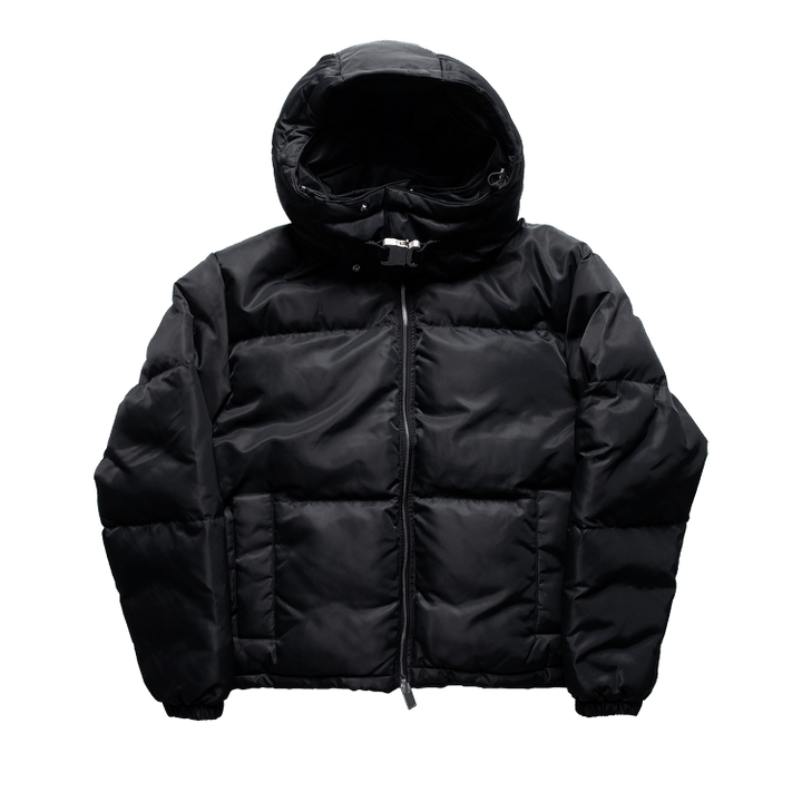 1017 ALYX 9SM Hooded Puffer Jacket With Buckle 'Black'