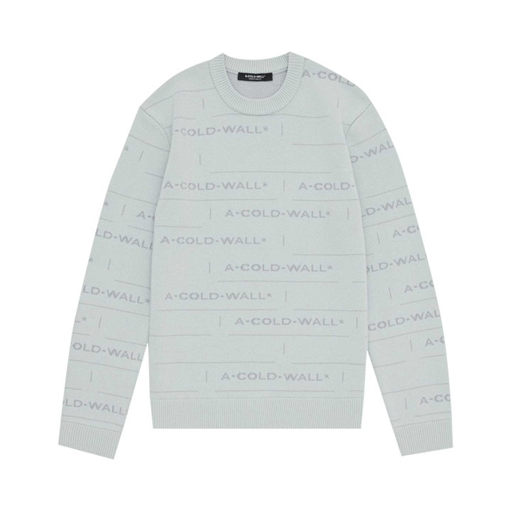 A-Cold-Wall* Chain Jacquard Knit 'Ice Grey'