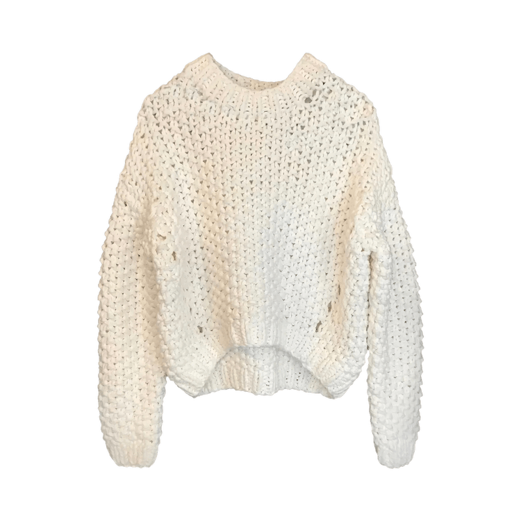Acne Studios Delicate Knit Sweater 'Cream'