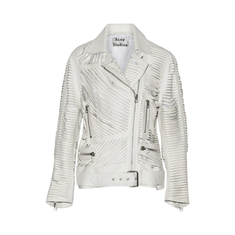 Acne Studios Leather Jacket 'White'