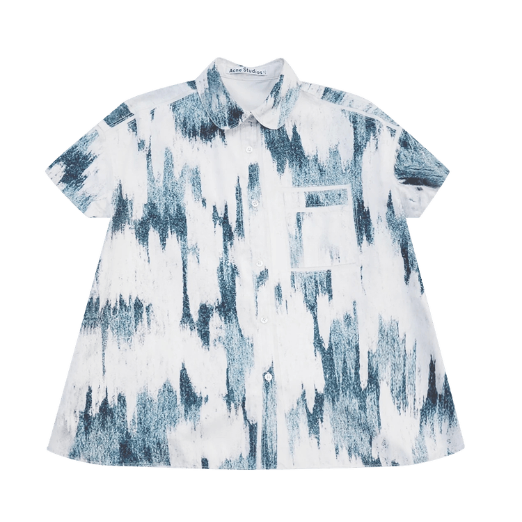 Acne Studios Silk Rogue Shirt 'White/Blue'