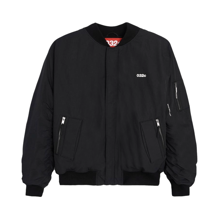 032C Oversized Bomber Jacket 'Black'