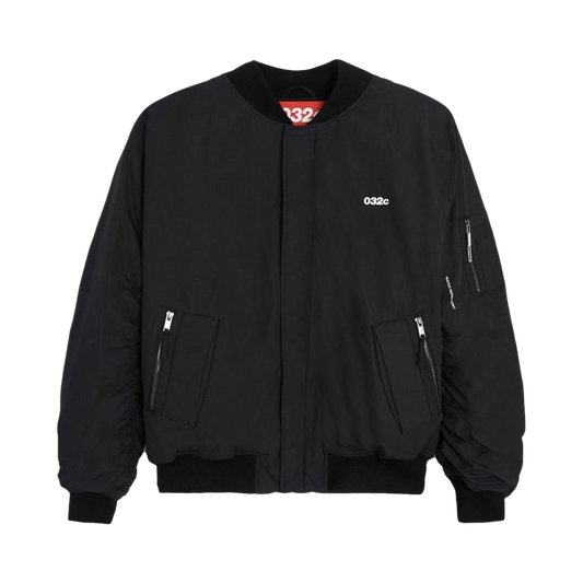 032C Oversized Bomber Jacket 'Black'