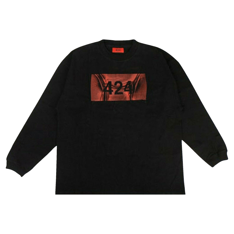 424 Logo Long-Sleeve T-Shirt 'Black'