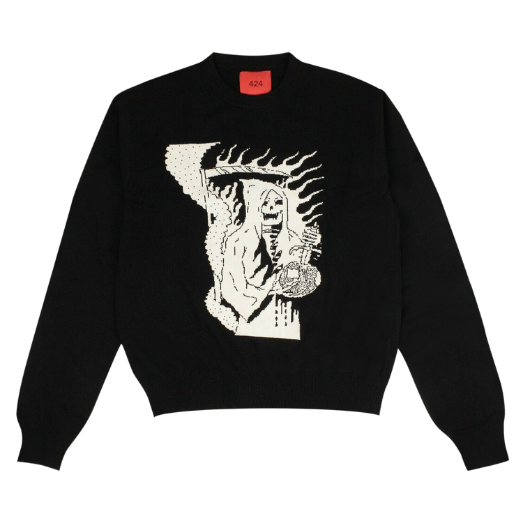424 Grim Reaper Sweater 'Black'