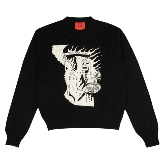 424 Grim Reaper Sweater 'Black'