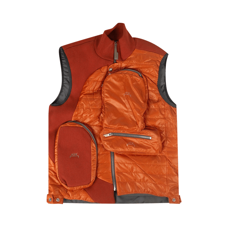 A-Cold-Wall* Puffer Panelled Jacket Vest 'Orange'