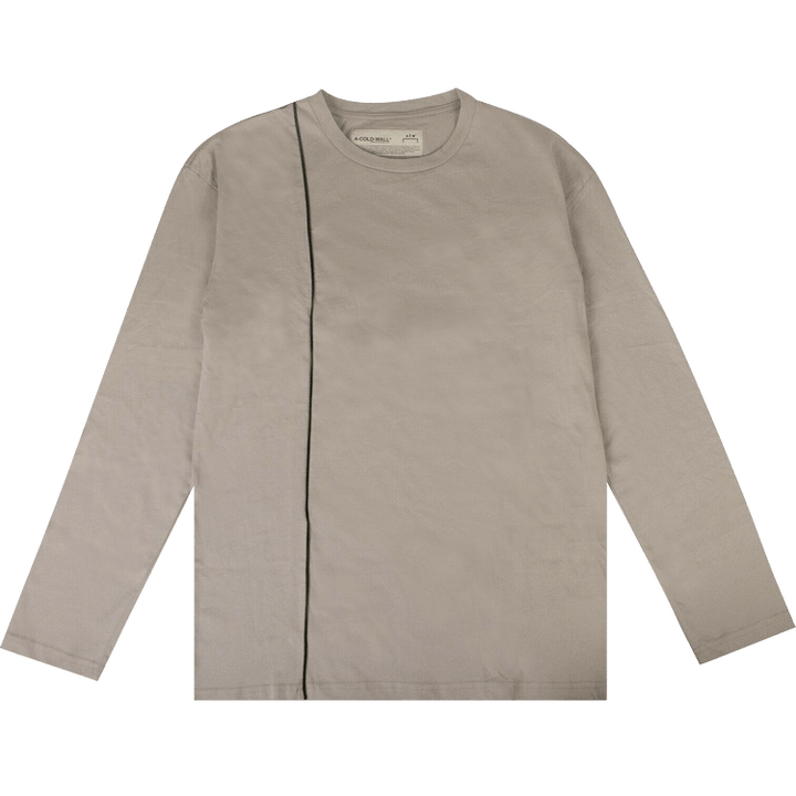 A-Cold-Wall* Piped Long-Sleeve T-Shirt 'Grey'