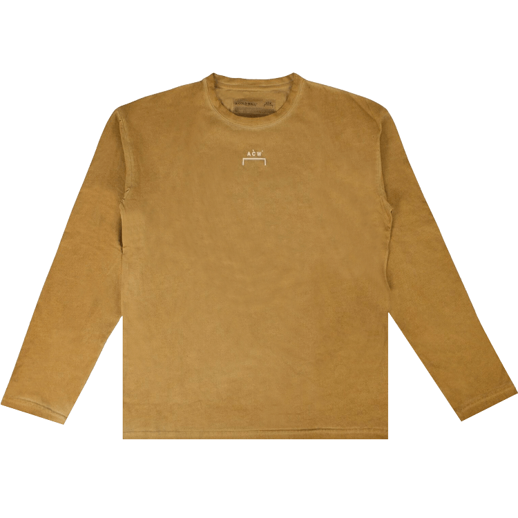 A-Cold-Wall* Long-Sleeve Bracket Logo T-Shirt 'Yellow'