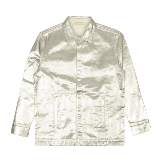 1017 ALYX 9SM Foil Denim Shirt 'Silver'